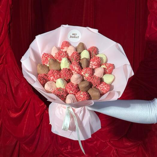 Букет клубники в шоколаде Valentine s Day