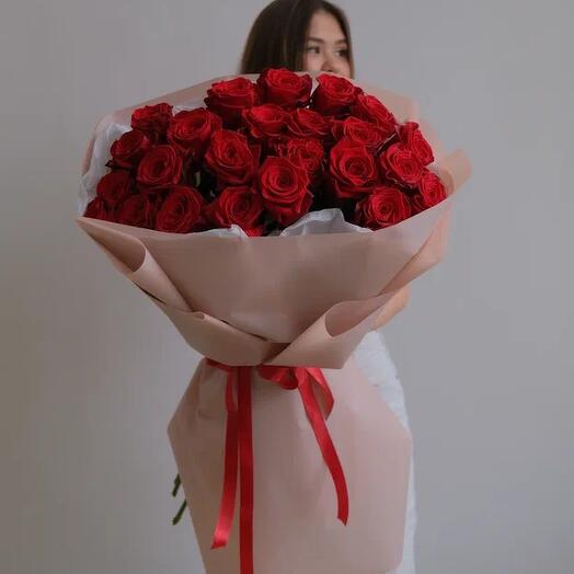 Ramo de 25 rosas grandes