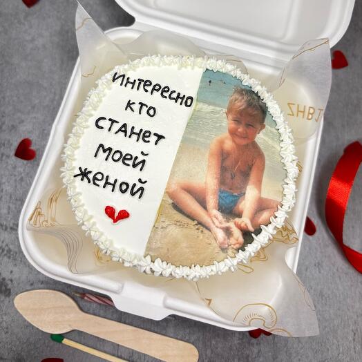 Бенто-торт со скрытым фото