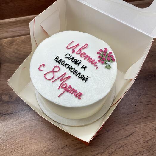 Бенто торт на 8 марта «Сияй»