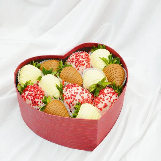 Клубника в шоколаде 13 Пламя