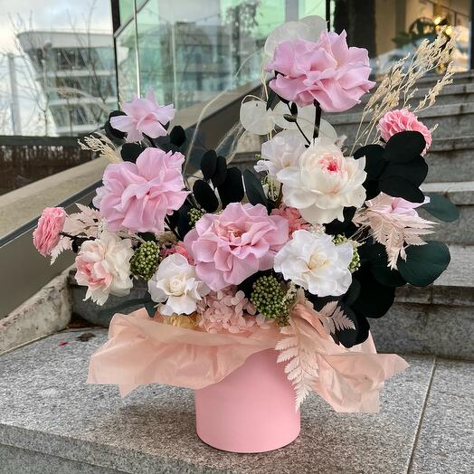 Композиция с пионами не завянет♥️