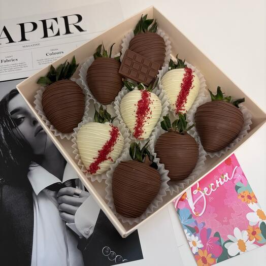 Fresas cubiertas de chocolate)