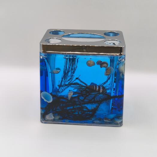 Подставка под зубные щетки и пасту "Синее море"