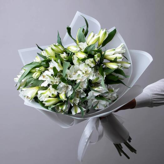 Белоснежка! из 15 белых альстромерий 💐🕊❄️🍀