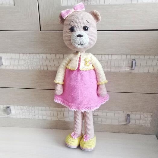 Мишка с бантом