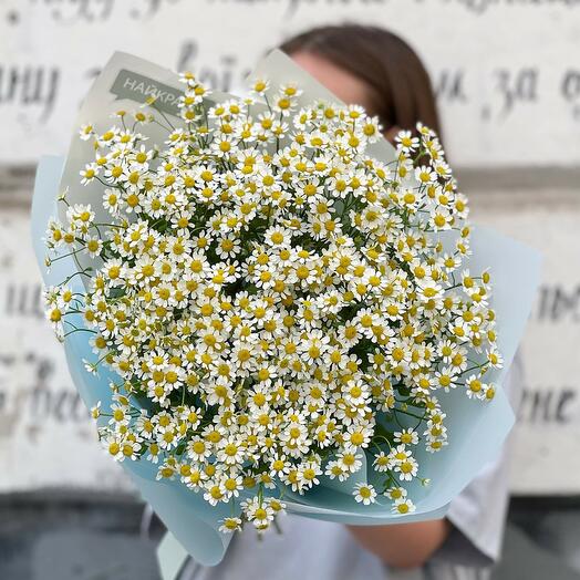 Букет из местных кустовых ромашек  🌼🦋🍀