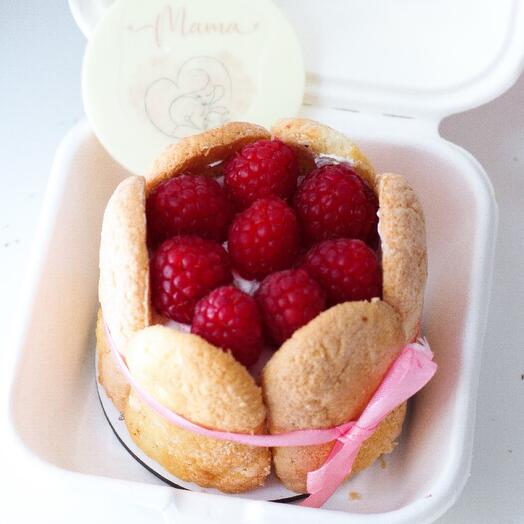 Mini Charlotte aux framboises especial Mama