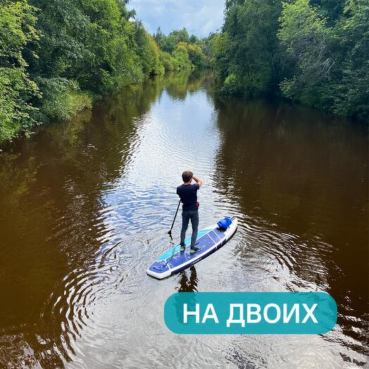 Подарочный сертификат на двоих на САП прогулку "Река Сестра и Сестрорецк", эмоции и впечатления в подарок