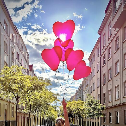 🎈Balony w kształcie serca, 5 szt.
