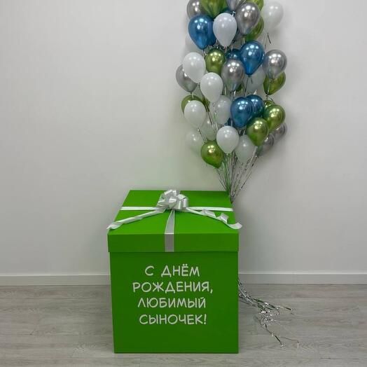 Коробка с мини-шарами 50шт