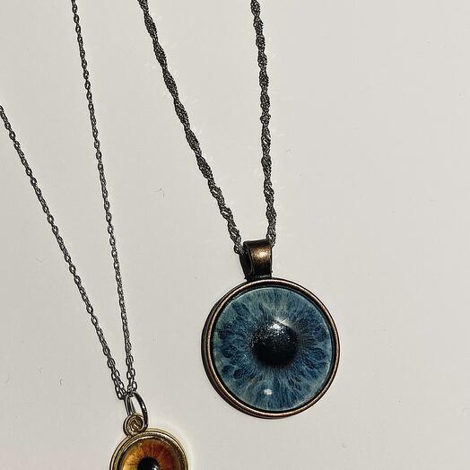 Электронный Сертификат на кулон с радужкой глаза "Серебро"