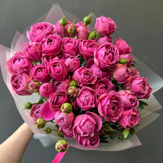 Кустовые розы 15