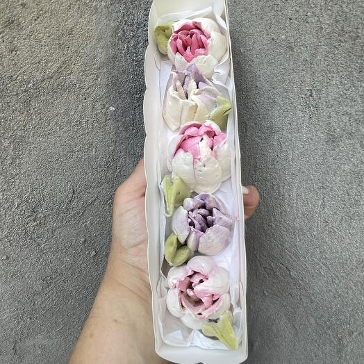 Tulip box of 5/ бокс из тюльпанов 5шт