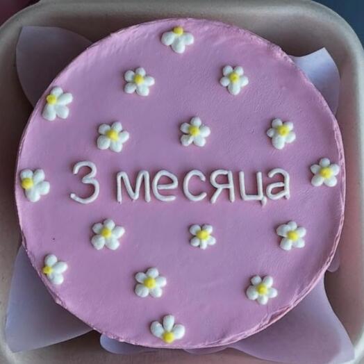 Бенто торт с цветочками