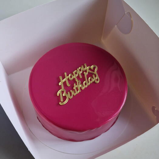 Бенто торт муссовый Happy Birthday