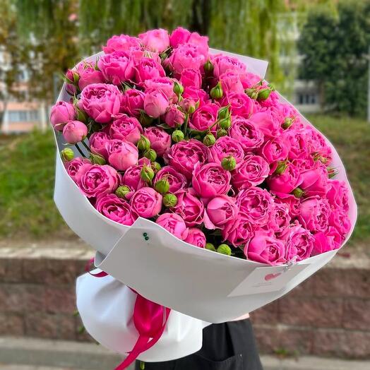 Моно букет из мисти бабблс