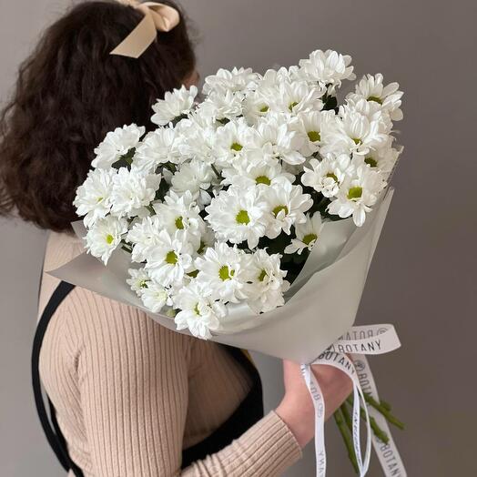 Букет из кустовых хризантем "Кеннеди", 7 шт