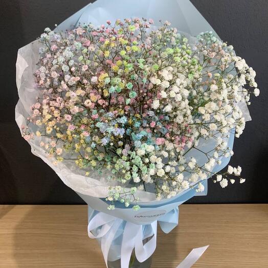 Пышный букет из Гипсофилы