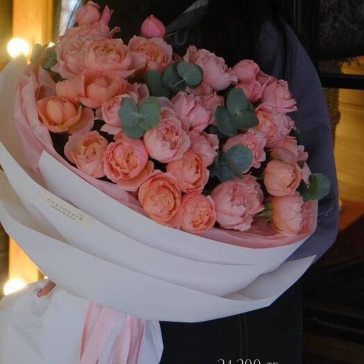 Букет из кустовой розы Джульетта💐