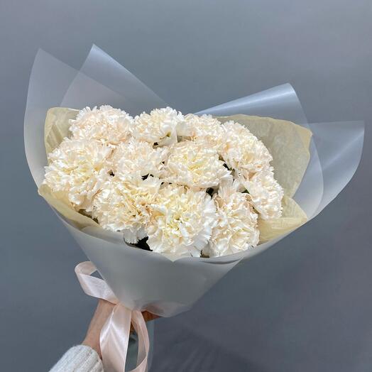 Букет бежевых диантусов