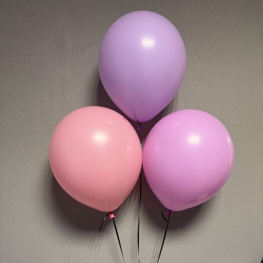 3 шарика пастель