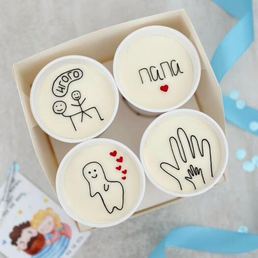 Стаканчики Cake to go папе на день отца