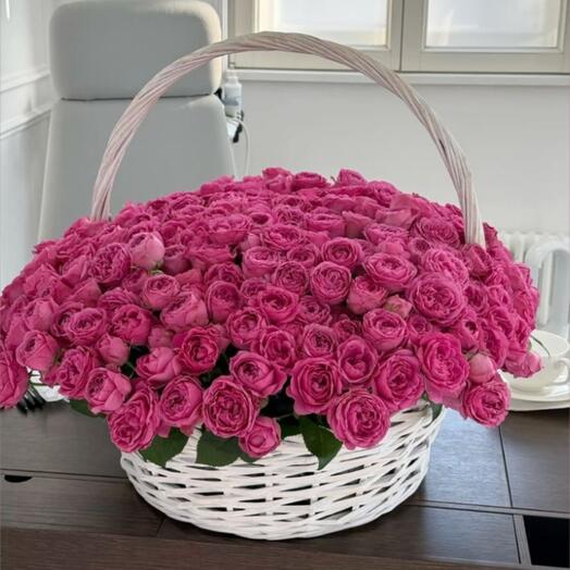Корзина с цветами🌷