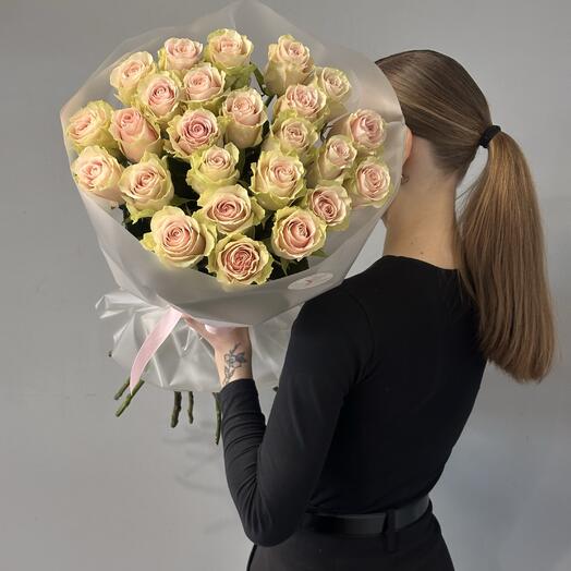 Монобукет из роз 25шт