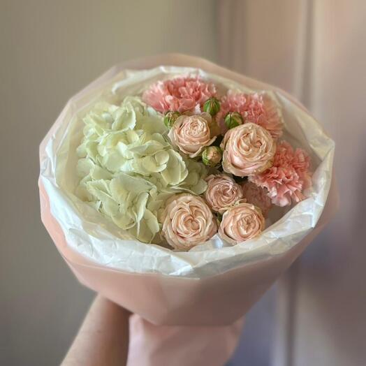 Сборный с гортензией