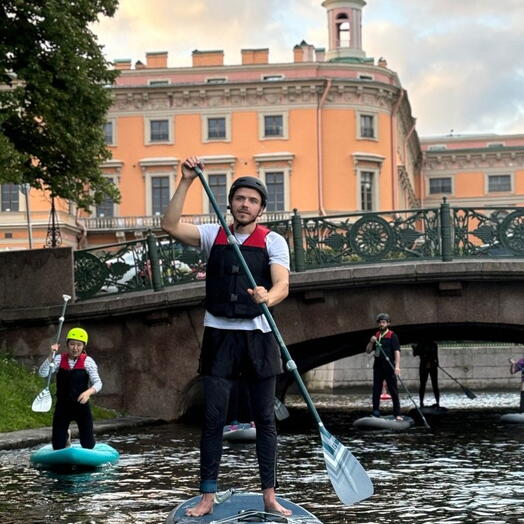 Подарочный сертификат «SUP-прогулка по центру» (2 часа, 1 человек)