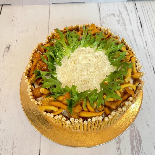 Торт закусочный «Пикантный куриный торт»