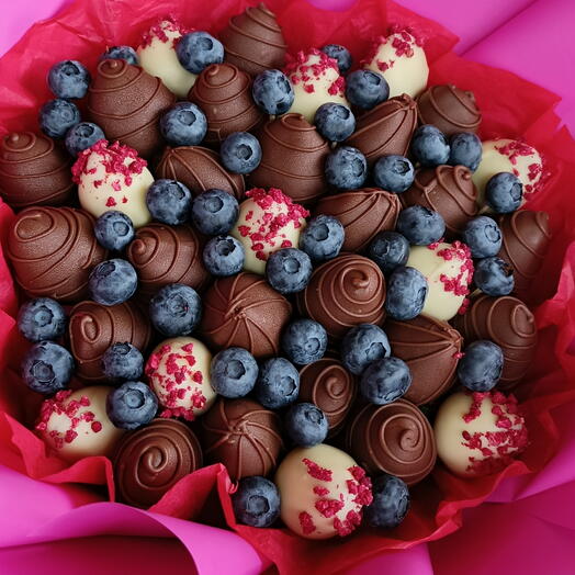 Букет💐🔥🍓🍓из клубники🍓 в молочном шоколаде🍫