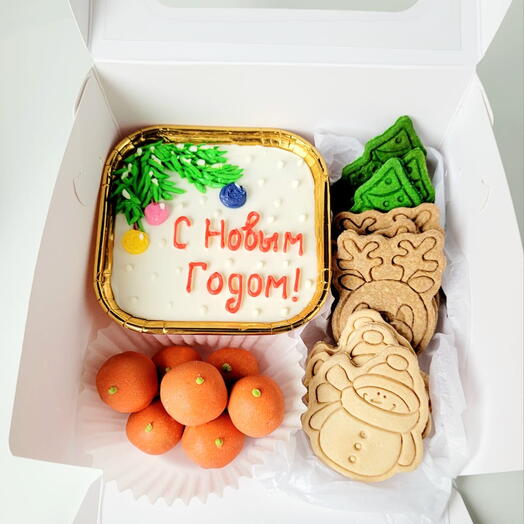 Новогодняя открытка для песеля