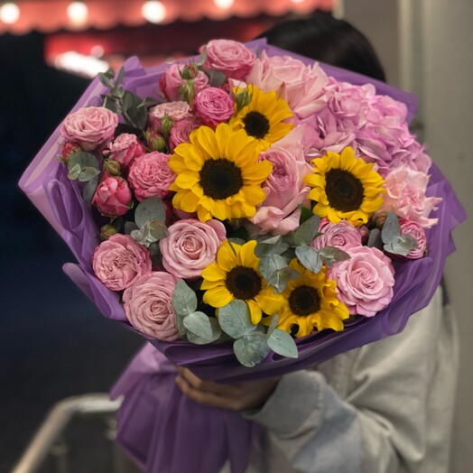 Букет фиолетовая 💜