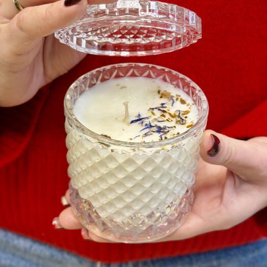 Świeca naturalna toffi