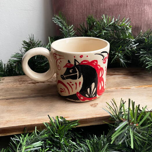 Кружка керамическая "Лошадка" [1]