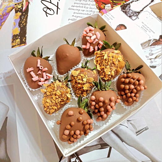 Клубника в шоколаде 9 шт