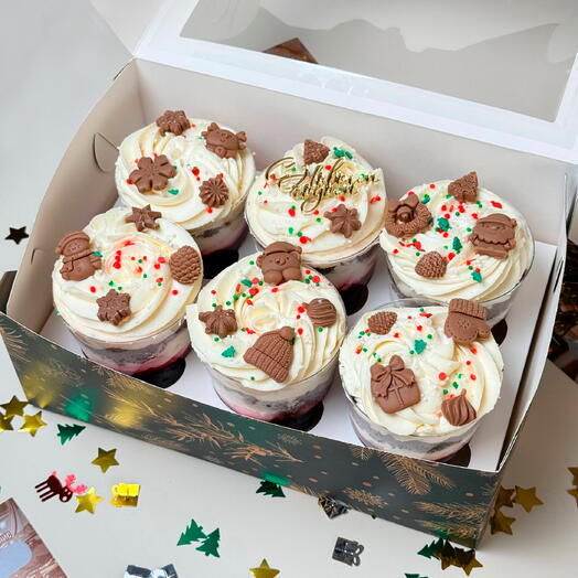 Новогодний набор 6 трайфлов