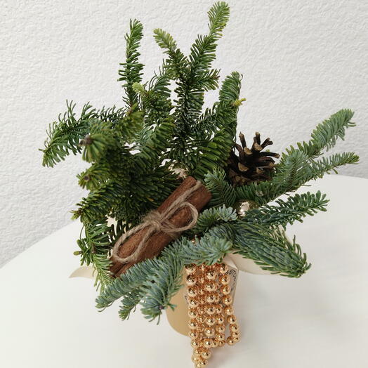 Новогодняя композиция на стол