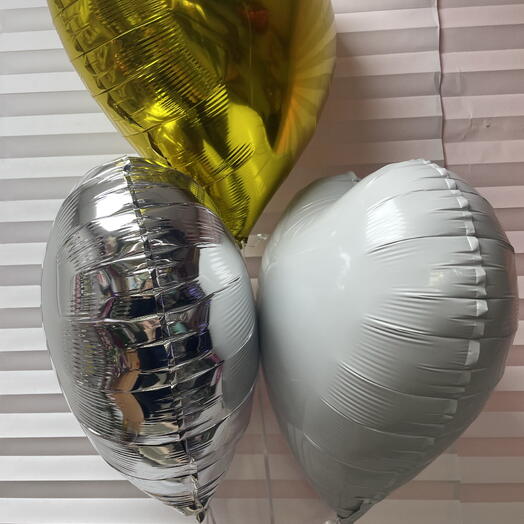 Набор шаров-сердечек