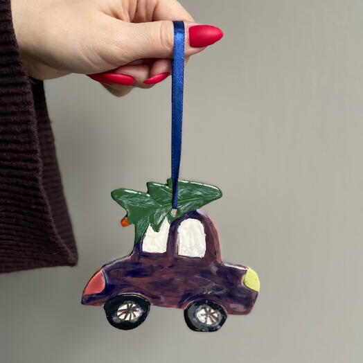 Елочная игрушка» Машинка»