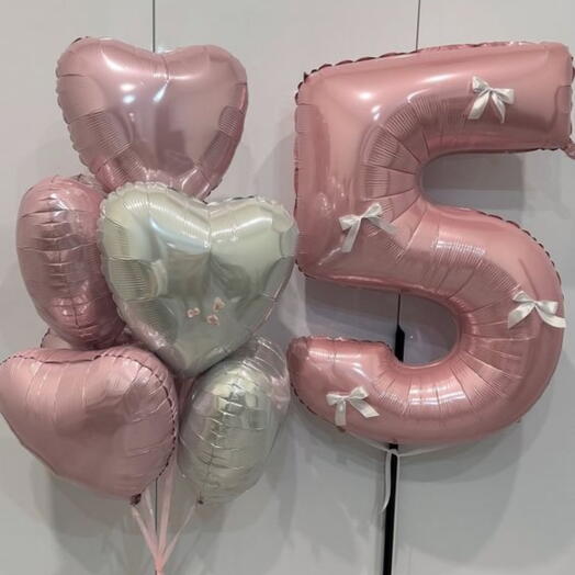 Воздушные шары на 5 лет девочке