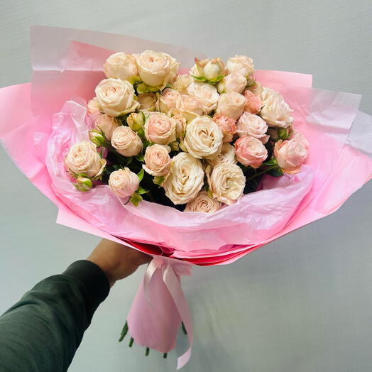 Пионы Пионовидная кустовая роза 1