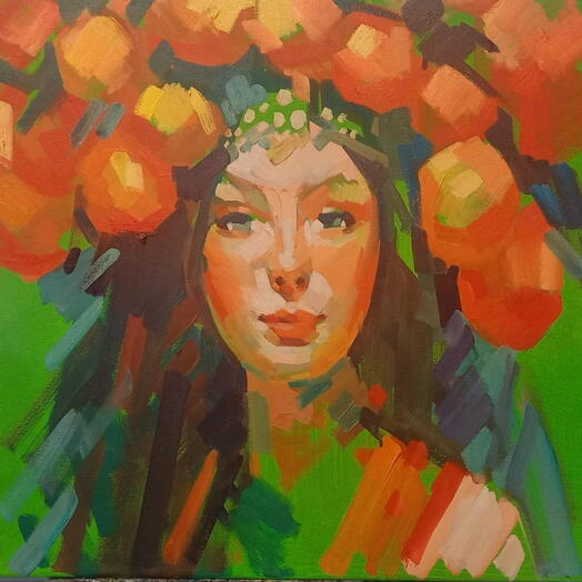 Подарочный сертификат на вдохновляющий портрет от художницы Оксаны Буряковой