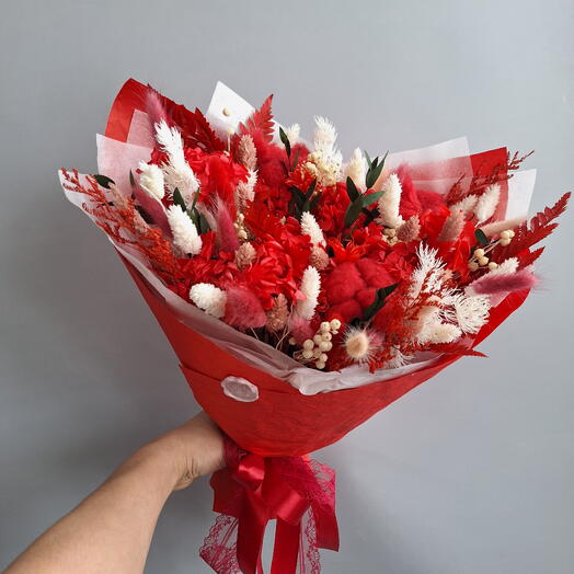 Сухоцветы букет " ДЛЯ ТЕБЯ!"