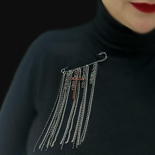 Брошь «Крест судьбы»