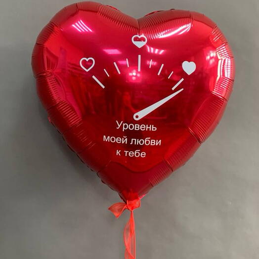 Уровень моей любви к тебе