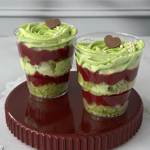 Набор трайфлы Малина-фисташка