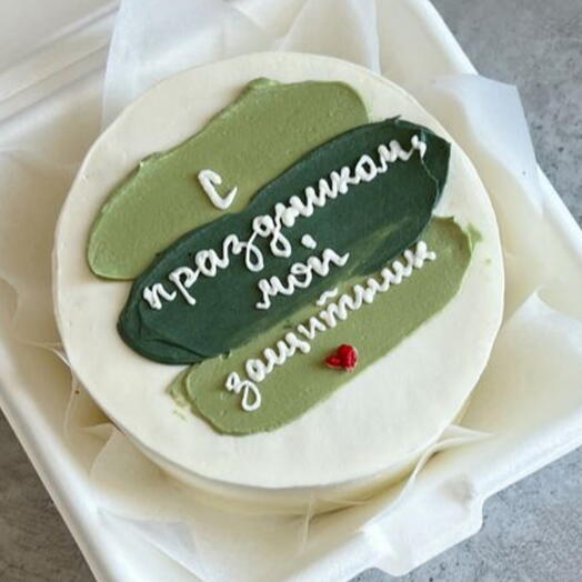 Бенто-торт с праздником,мой защитник